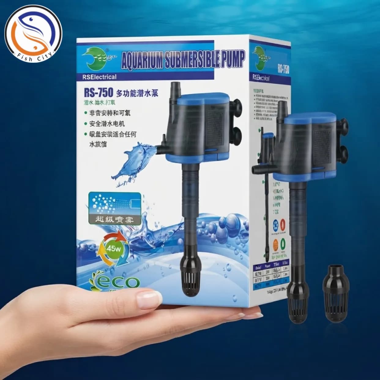 واتر پمپ آکواریوم RS-750 آر اس الکتریکال