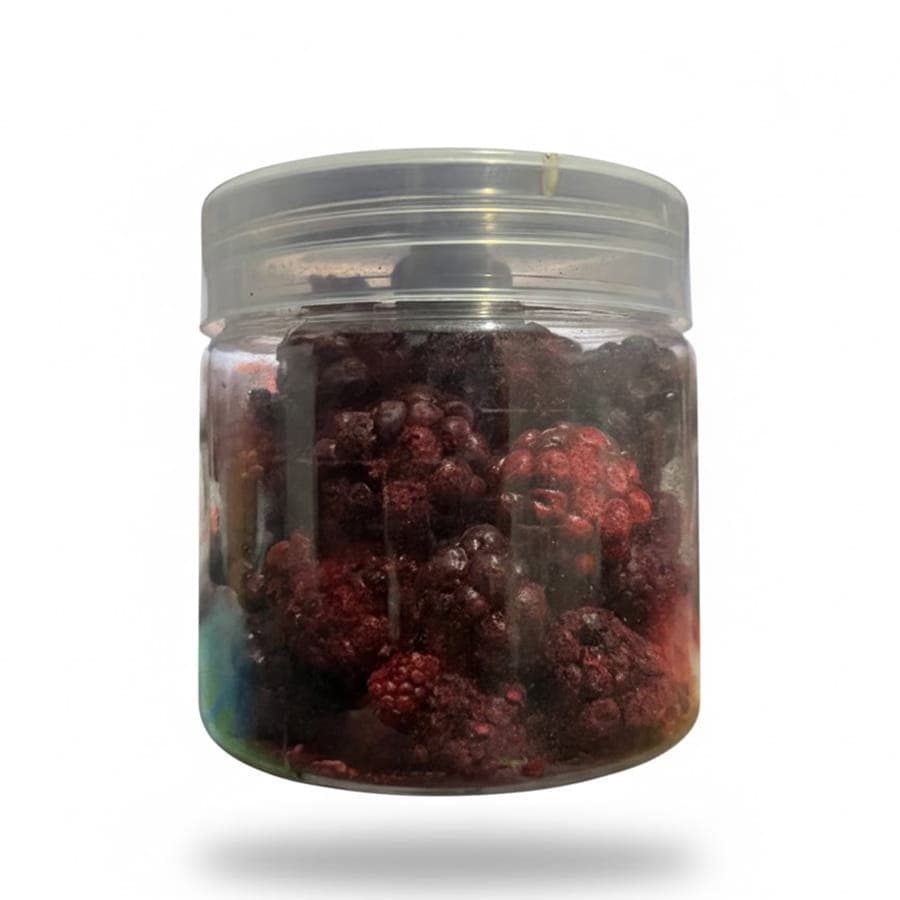 میوه خشک پفکی تمشک