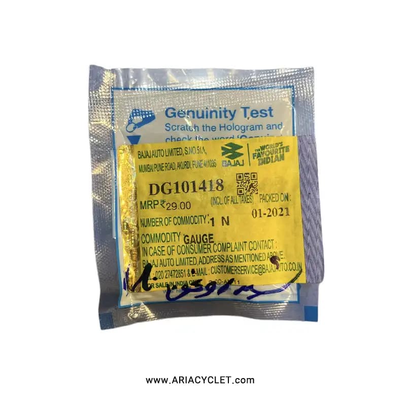 شیشه (پولکی) نشانگر روغن روی درب کلاچ پالس اصلی — تصویر ۲