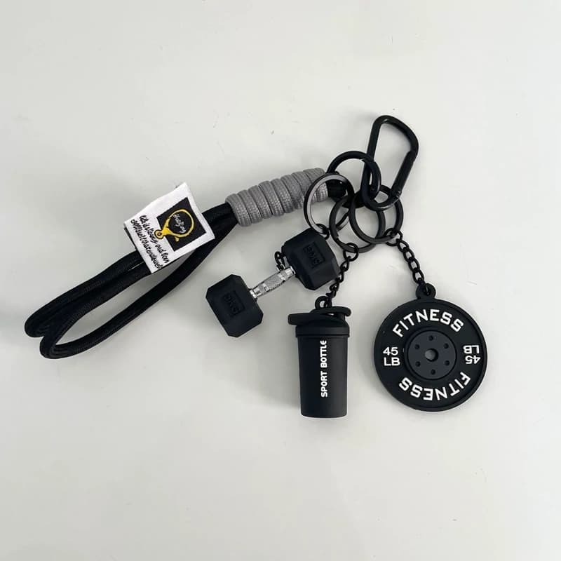 جاکلیدی و آویز کیف طرح دمبل وزنه شیکر — تصویر ۶