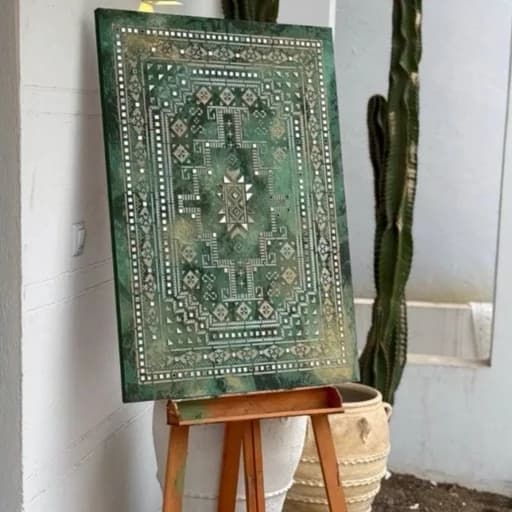 تابلو فرش و آینه