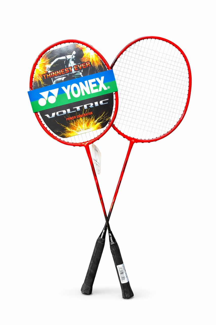 راکت بدمینتون YONEX VOLTRIC کد 575 با کاور بسته دو عددی — تصویر ۲