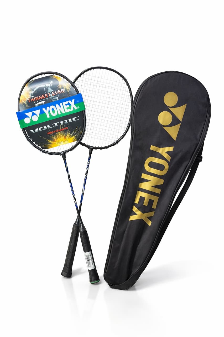 راکت بدمینتون YONEX VOLTRIC کد 575 با کاور بسته دو عددی — تصویر ۴