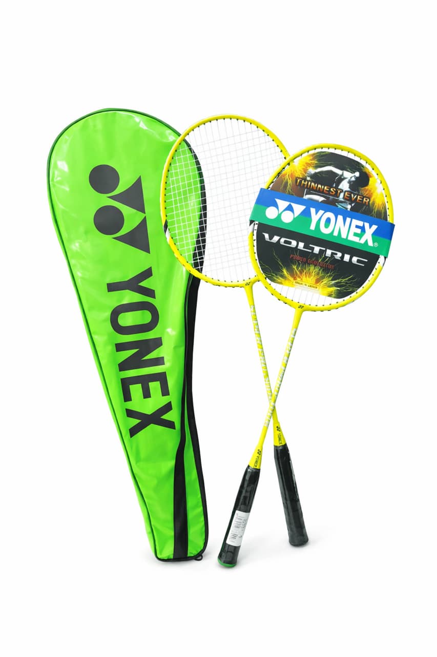 راکت بدمینتون YONEX VOLTRIC کد 3382 با کاور بسته دو عددی — تصویر ۴
