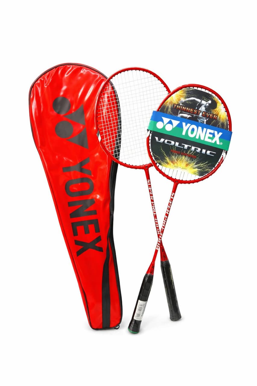 راکت بدمینتون YONEX VOLTRIC کد 3382 با کاور بسته دو عددی — تصویر ۳