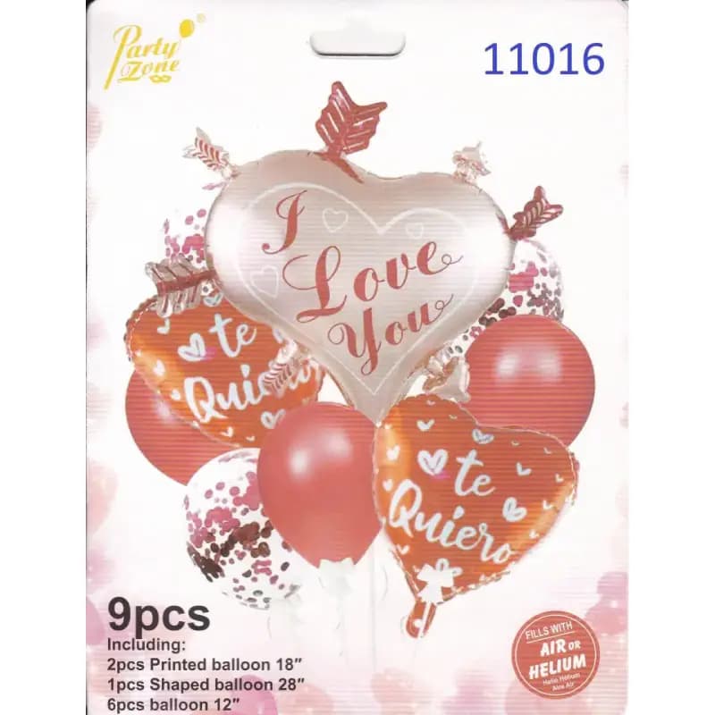 ست 9 تکه LOVE قلب کد 11016
