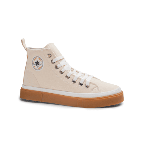 نیم بوت اسپرت مردانه رنگ کرم مدل آل استار کانورس Converse کد 2412 — تصویر ۲