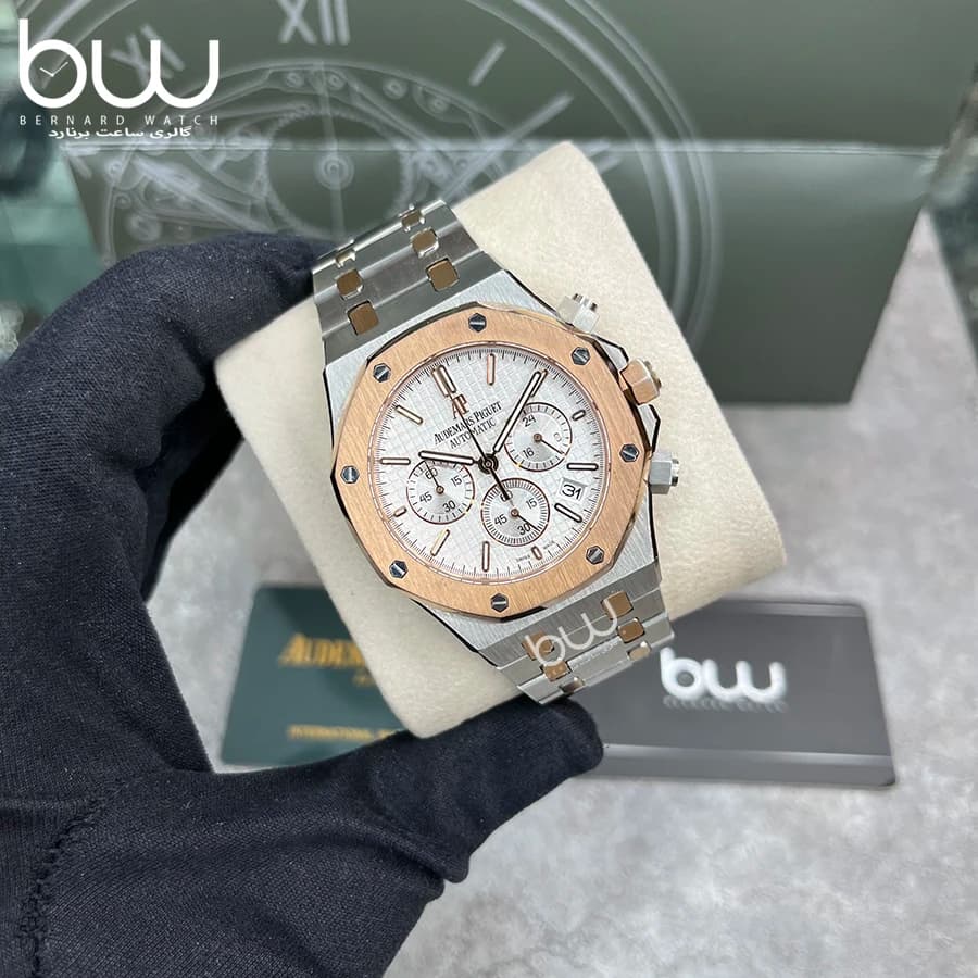 ساعت مچی اودمار پیگه مردانه مدل Royal Oak Chronograph 4114 — تصویر ۲