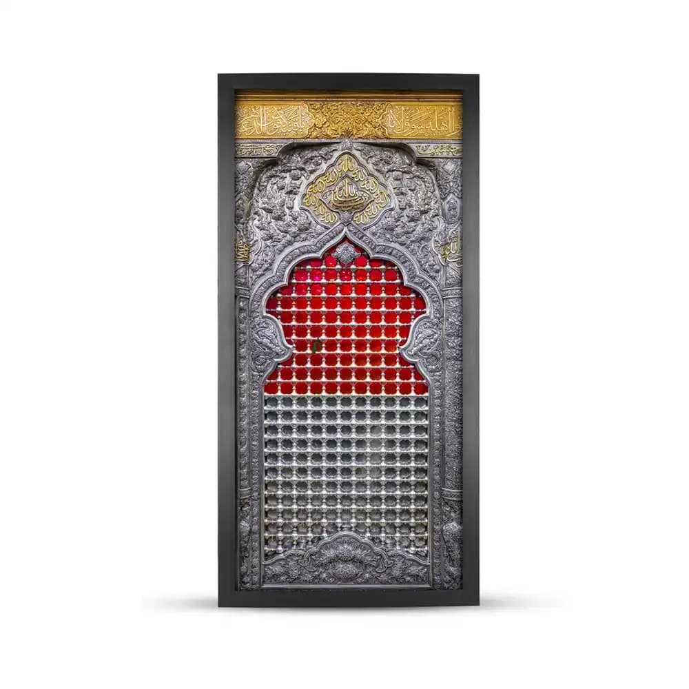 قاب محرم مخمل ضریح امام حسین علیه السلام کد 53343