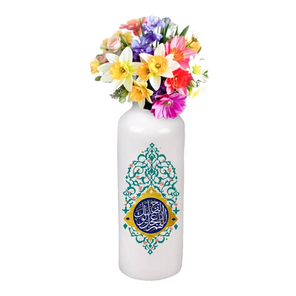گلدان چینی نیمه شعبان اللهم عجل لولیک الفرج کد 1269