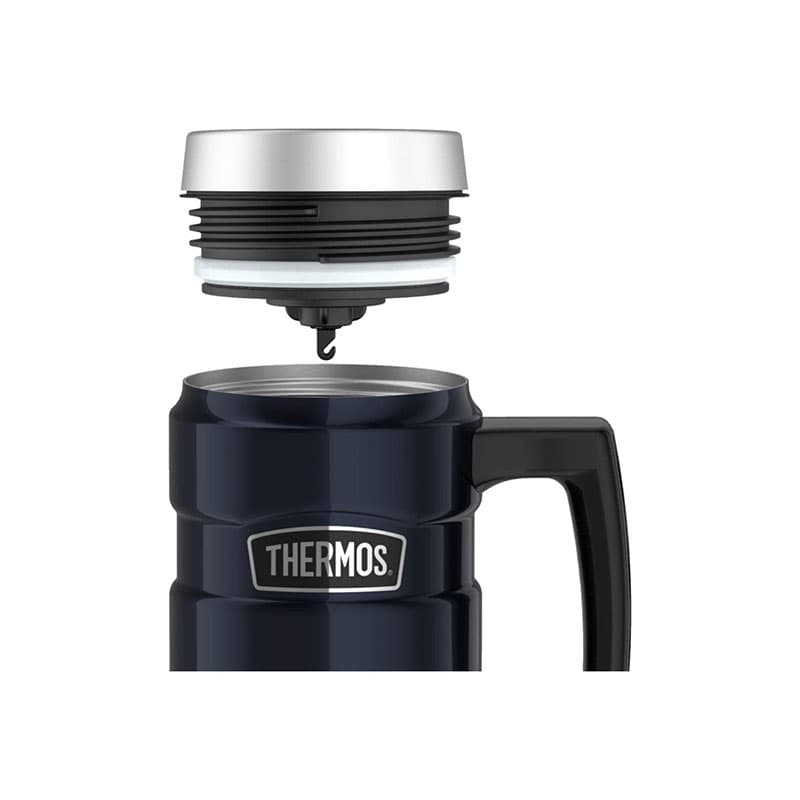 ماگ دسته دار ترموس کینگ – thermos stainless king travel mug 470ml — تصویر ۴