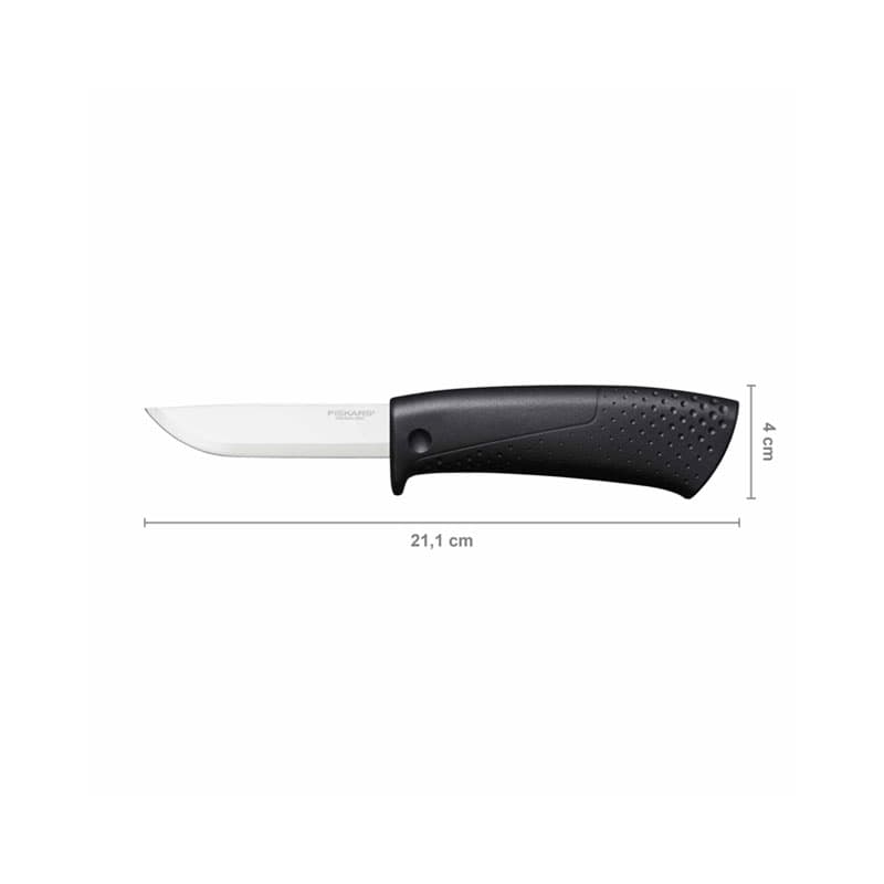 چاقوی فیسکارس همراه با تیزکن Fiskars Builders knife whit sharpener — تصویر ۲
