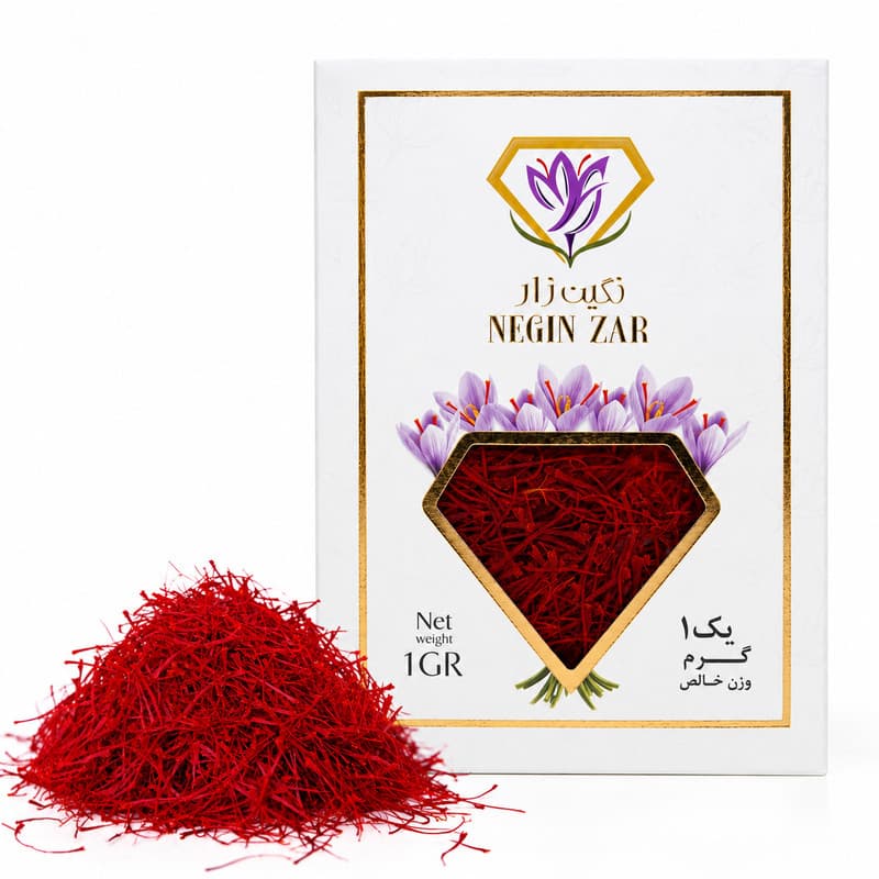 زعفران نگین اتویی نگین زار - 1 گرم — تصویر ۴