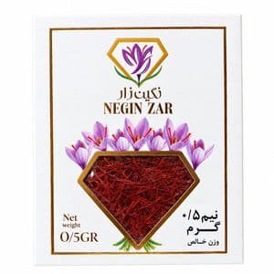 زعفران نگین اتویی نگین زار - 0.5 گرم