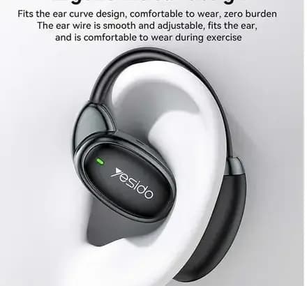 ایرفون هندزفری بلوتوث یسیدو مدل YSP19 القایی yesido ows headset — تصویر ۳