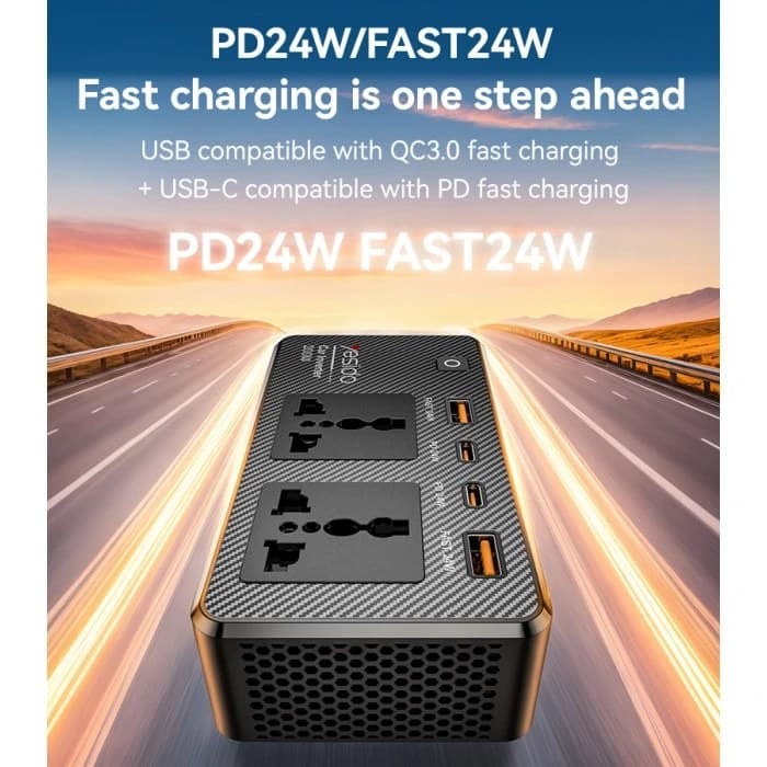اینورتر 200w یسیدو مدل YESIDO VC07 — تصویر ۳