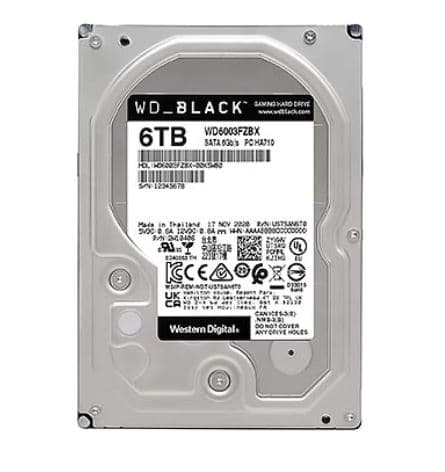 هارد HARD INTERNAL 6TB WESTERN BLACK — تصویر ۲