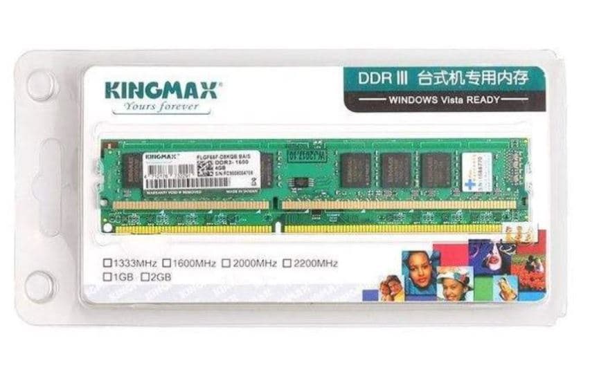 رم کامپیوتر RAM 4GB 1333 KINGMAX — تصویر ۳