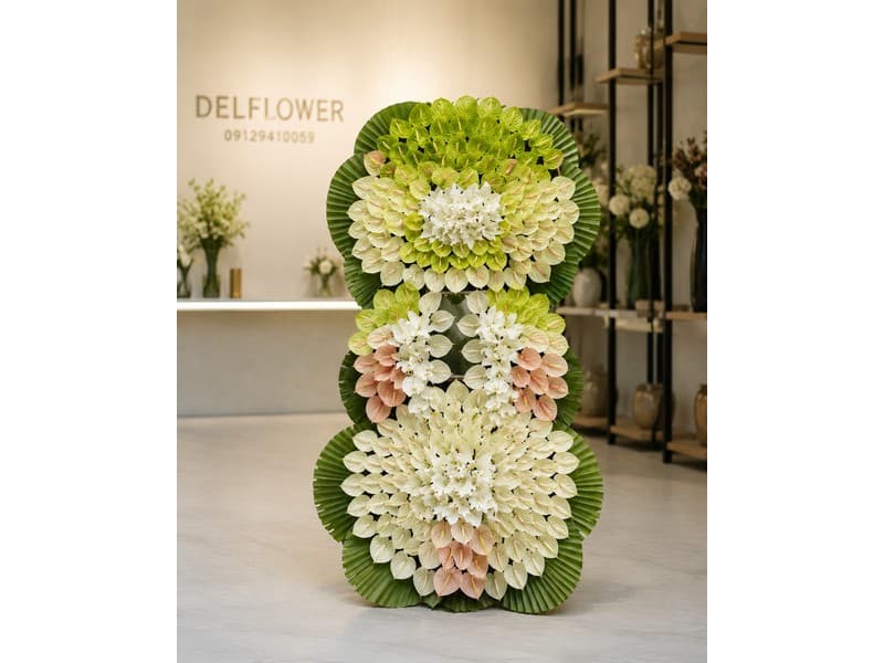 تاج گل تسلیت 9DF596