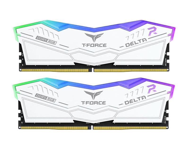 رم DDR5 TEAM GROUP DELTA 6400 16*2 WHITE