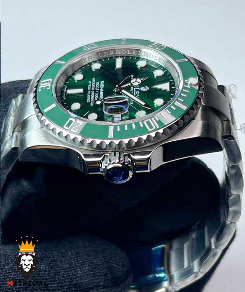 ساعت مردانه رولکس ساب مارینر اتوماتیک مدل هالک استیل صفحه سبز 01220 Rolex SUB MARINER — تصویر ۳