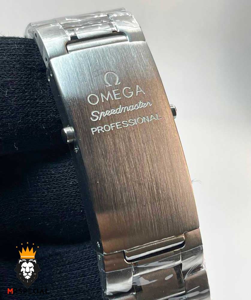 ساعت مردانه امگا اسپید مستر کرنوگراف استیل صفحه سفید OMEGA Speedmaster 01198 — تصویر ۵