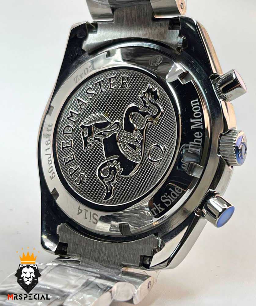 ساعت مردانه امگا اسپید مستر کرنوگراف استیل صفحه سفید OMEGA Speedmaster 01198 — تصویر ۴