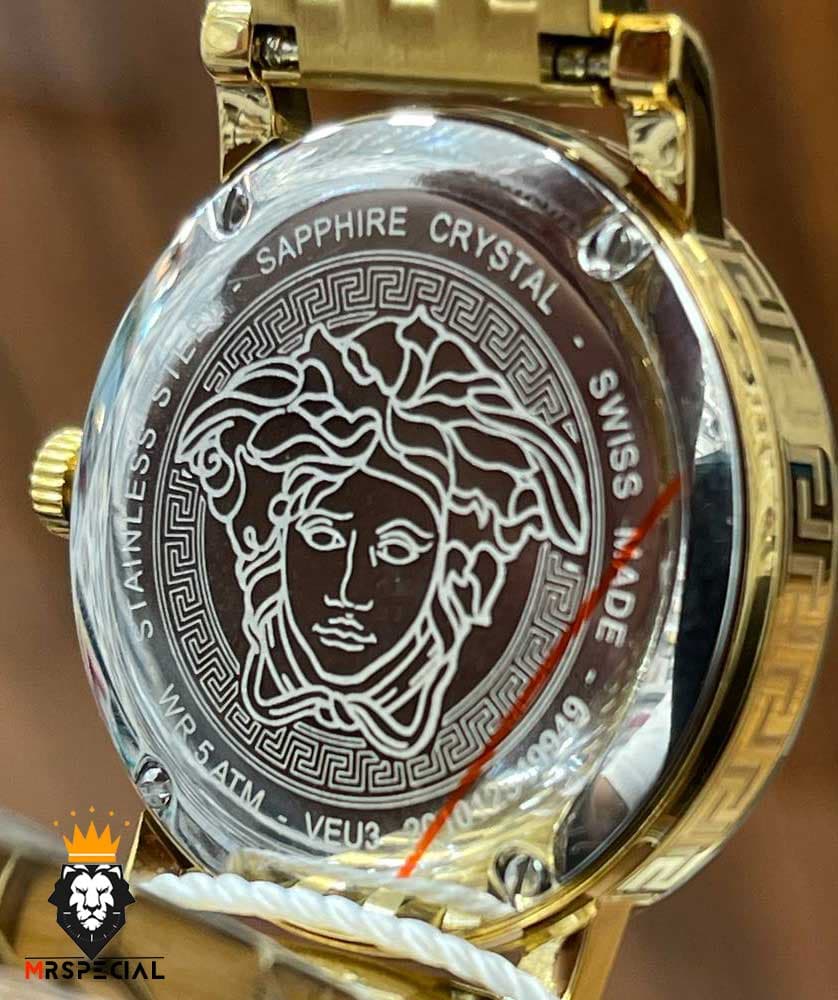ساعت مچی زنانه ورساچه کوارتز طلایی صفحه سفید 01184 VERSACE — تصویر ۵
