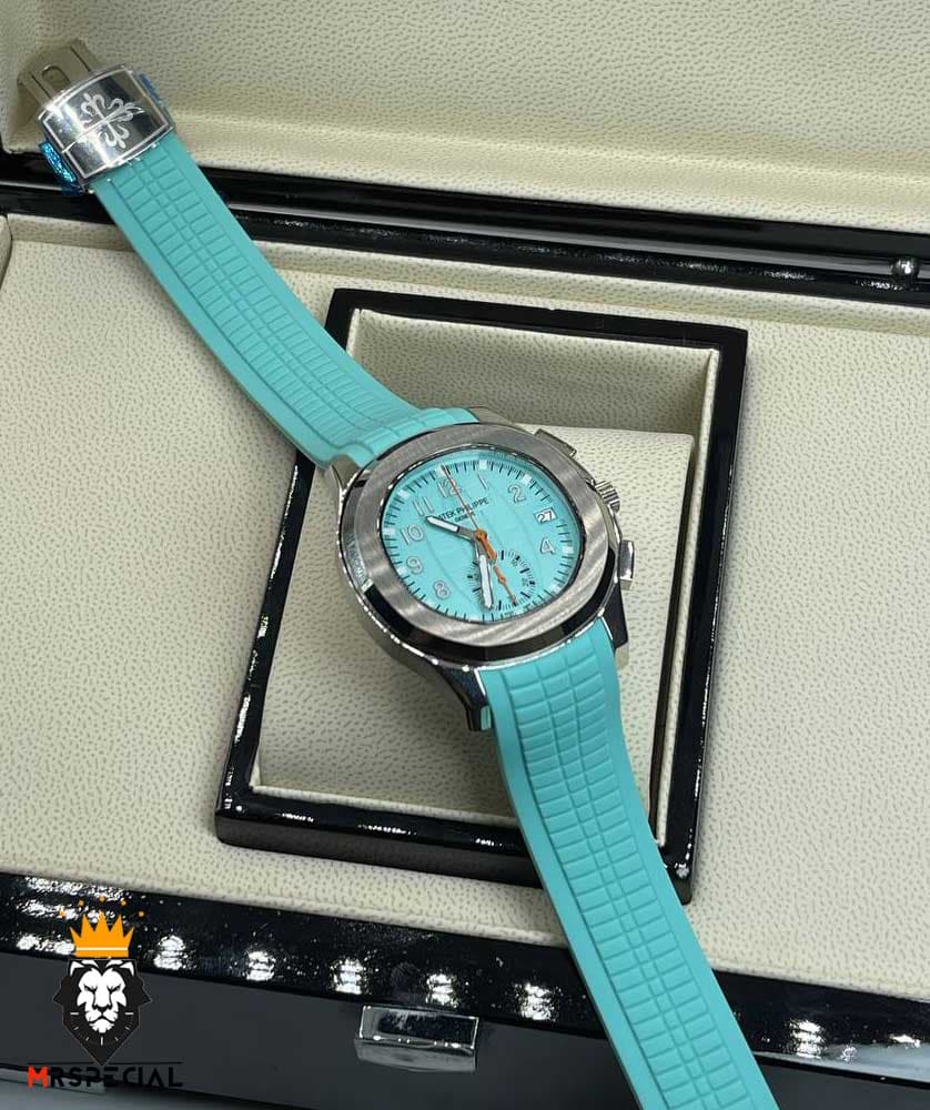 ساعت مچی مردانه پتک فیلیپ مدل اکوانات تیفانی 01157 Patek Philippe Aquanaut — تصویر ۴