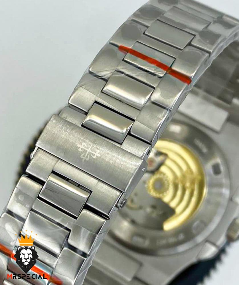 ساعت مردانه پتک فیلیپ ناتیلوس دی دیت اتوماتیک استیل صفحه تیفانی Patek Philippe NUATILOS 01089 — تصویر ۴