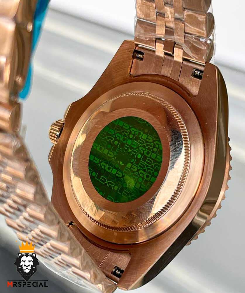 ساعت ست رولکس مردانه و زنانه ساب مارینر رزگلد صفحه سبز 01082 Rolex Sub mariner — تصویر ۵