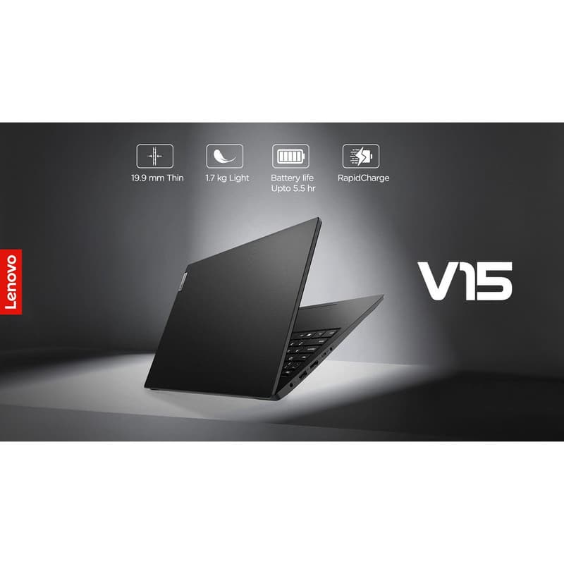 لپ‌تاپ لنوو مدل V15 G2 IJL با پردازنده Celeron N4500، رم DDR4 4GB با فرکانس 2933MHz، حافظه SSD با ظرفیت 256GB، نمایشگر 15.6 اینچ TN با وضوح Full HD — تصویر ۱۲