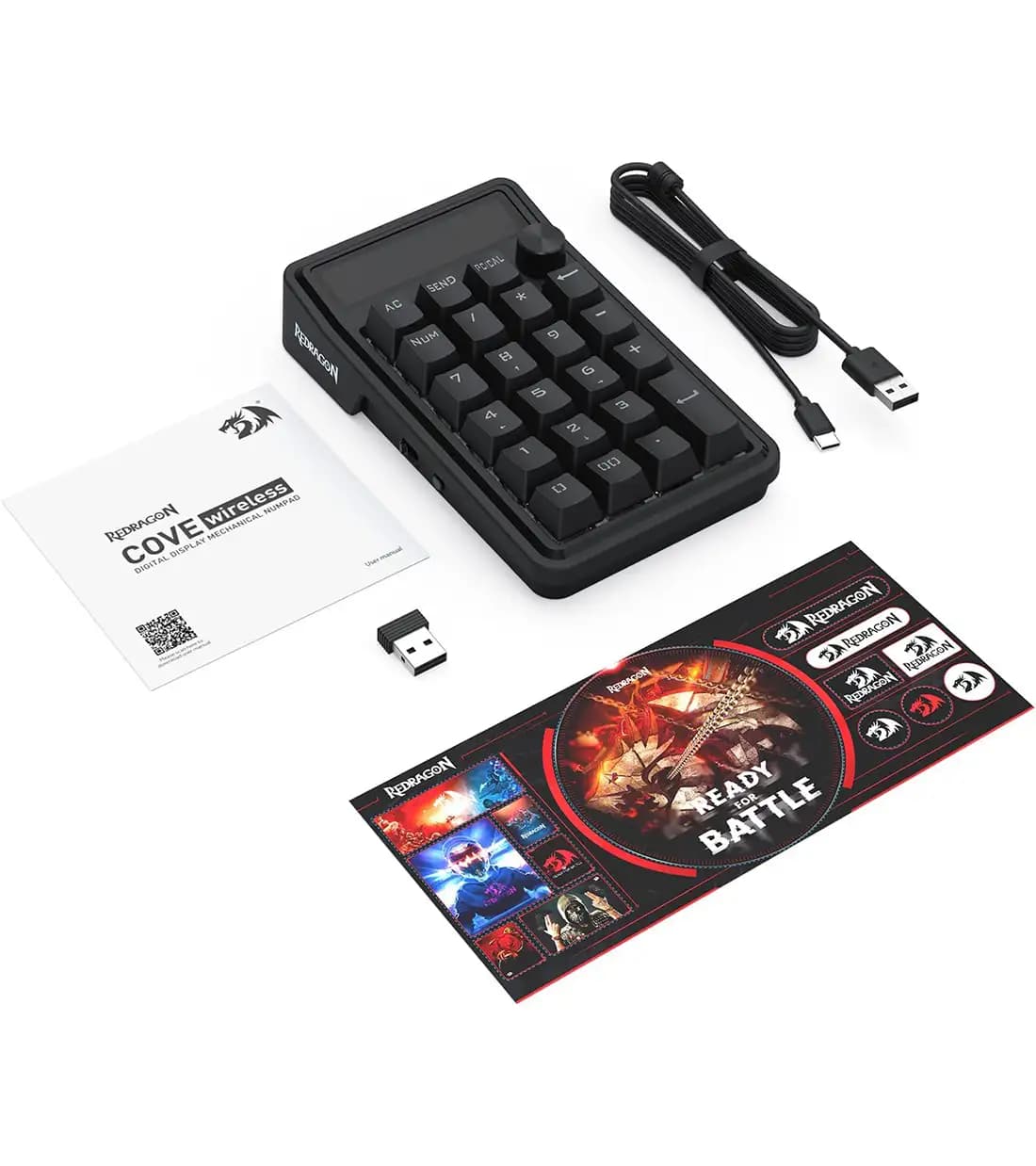 نام پد بی سیم مکانیکال ردراگون K733 PRO RGB — تصویر ۲