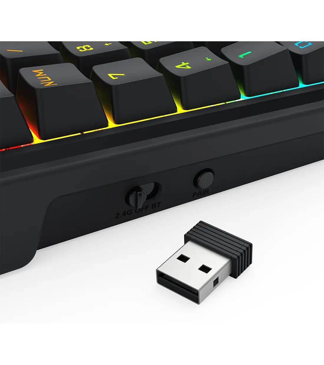 نام پد بی سیم مکانیکال ردراگون K733 PRO RGB — تصویر ۷
