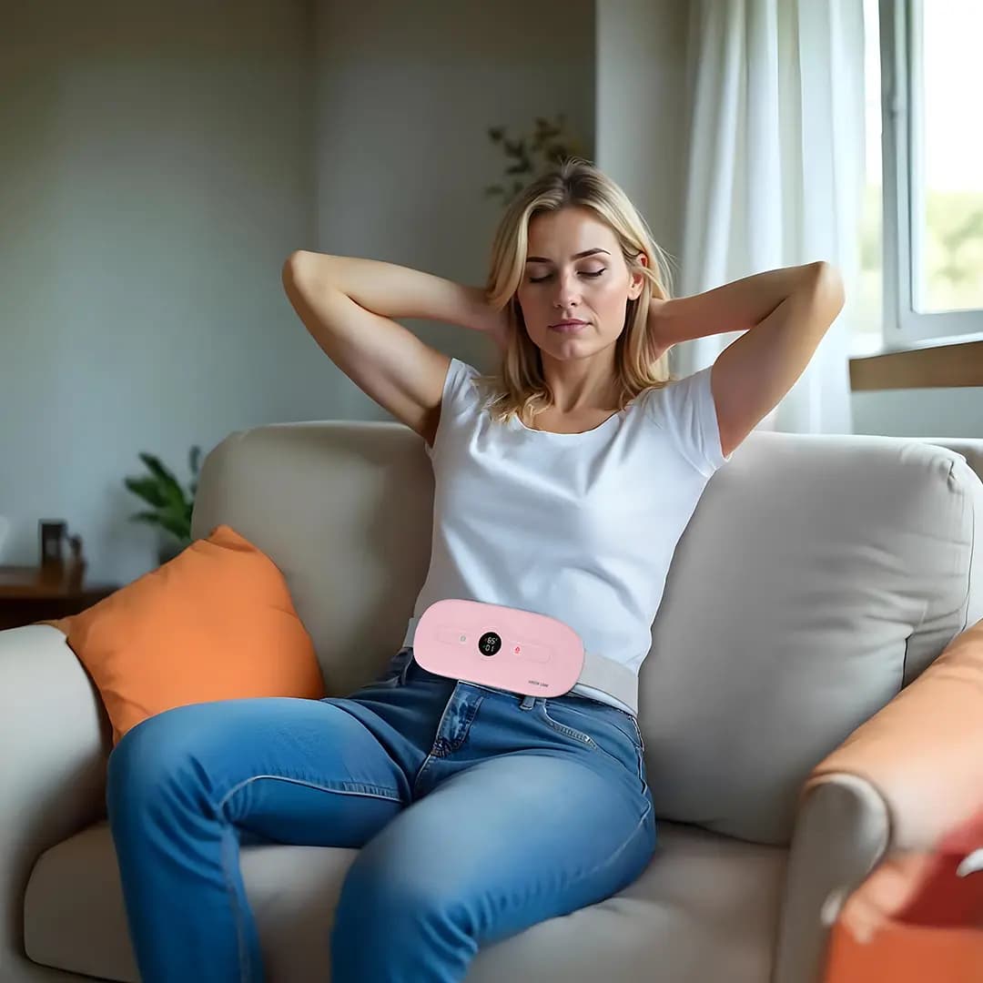 ماساژور گرم کننده قاعدگی گرین لاین Green Lion GNBLMHTPD Menstrual Bloom Heat Pad — تصویر ۲