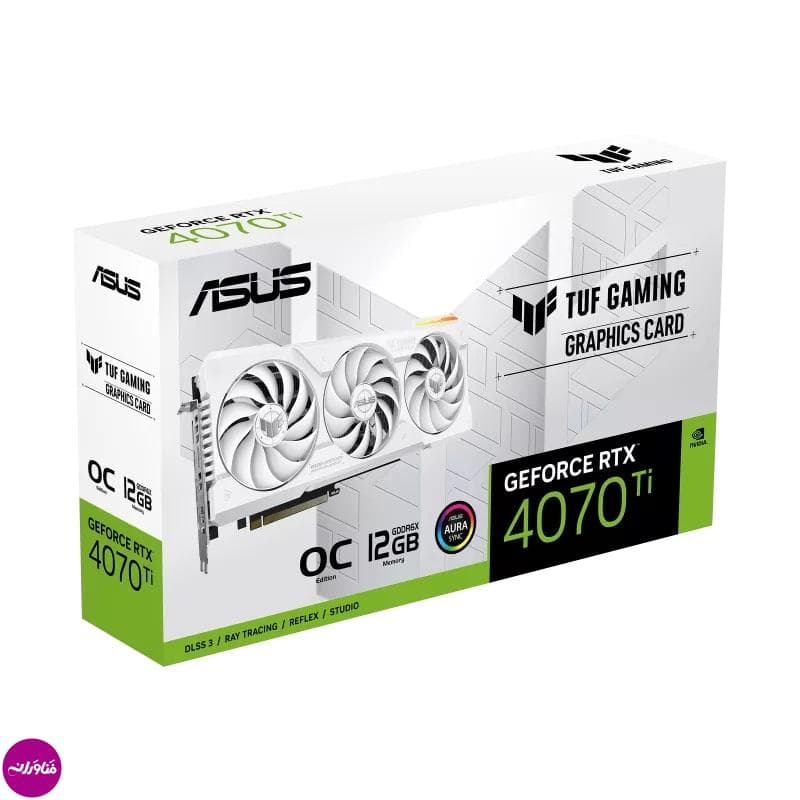کارت گرافیک ASUS TUF Gaming GeForce RTX 4070 Ti White OC ایسوس — تصویر ۲