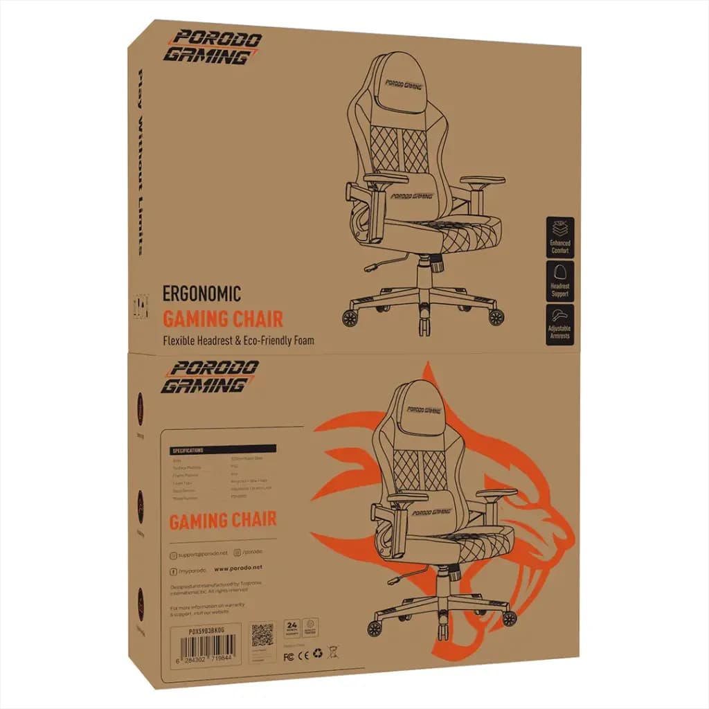 صندلی گیمینگ پرودو Porodo PDX59B3 Chair Gaming — تصویر ۲