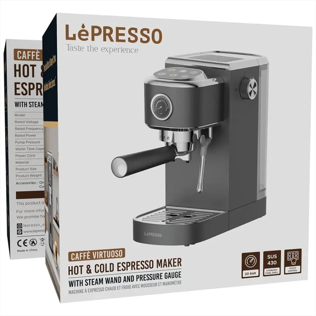 اسپرسو ساز دیجیتال لپرسو Lepresso LPCFFTEM0072 Virtuoso Espresso Maker — تصویر ۵