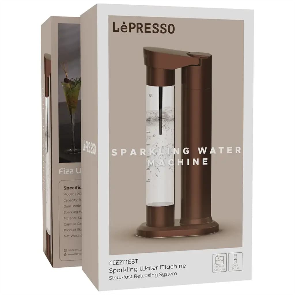 سودا ساز خانگی لپرسو Lepresso LPCFFSSM0097 Fizznest Soda Maker — تصویر ۶
