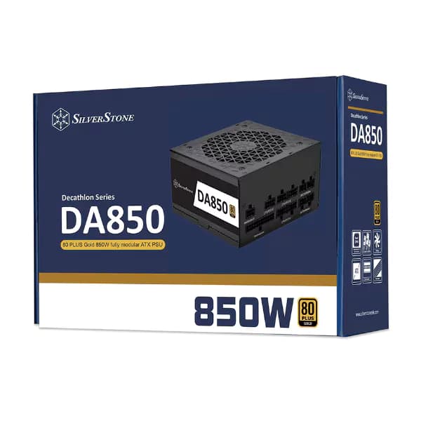 پاور 850 وات سیلورستون DA850 Gold Fully Modular