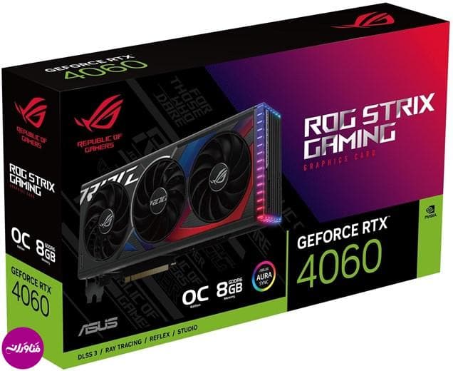کارت گرافیک Asus ROG Strix GeForce 4060 Ti 8GB OC Edition ایسوس
