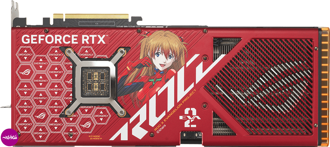 کارت گرافیک Asus ROG Strix GeForce 4090 OC EVA-02 Edition ایسوس — تصویر ۴