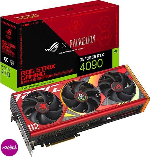 کارت گرافیک Asus ROG Strix GeForce 4090 OC EVA-02 Edition ایسوس