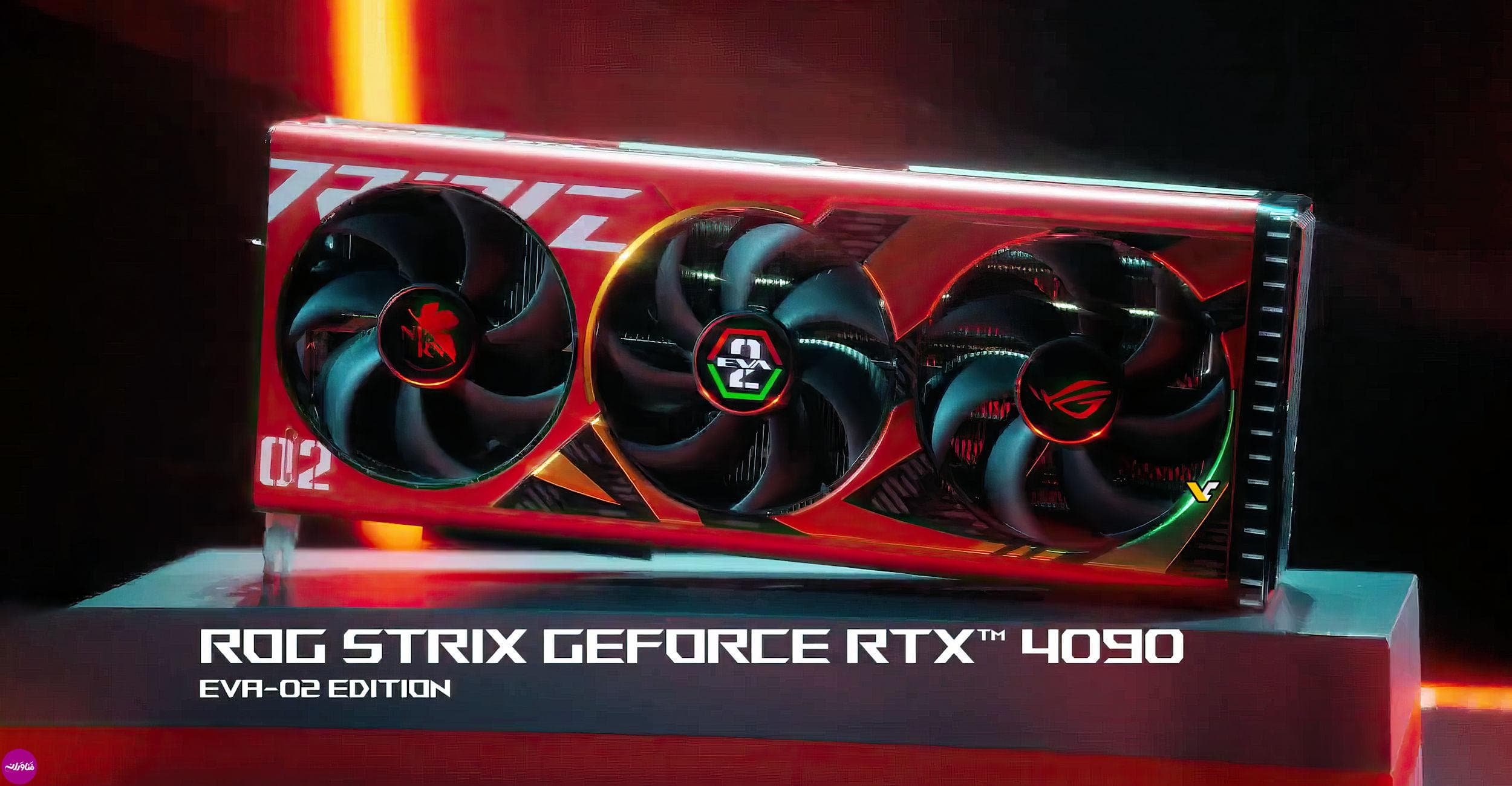 کارت گرافیک Asus ROG Strix GeForce 4090 OC EVA-02 Edition ایسوس — تصویر ۳