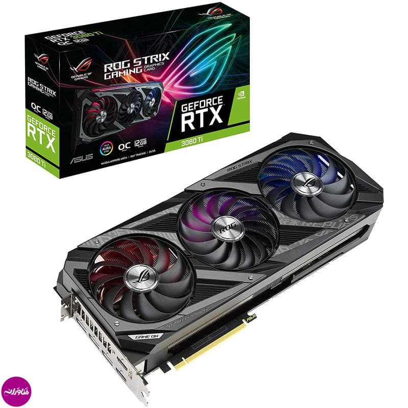 کارت گرافیک مدل ASUS ROG STRIX GeForce RTX 3080 Ti OC ایسوس