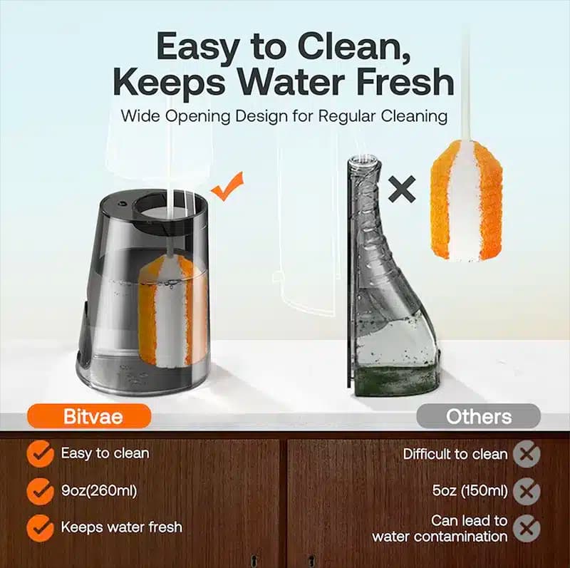 واترجت و جرم‌گیر شارژی دندان بیتوی Bitvae C2 Water Jet — تصویر ۳