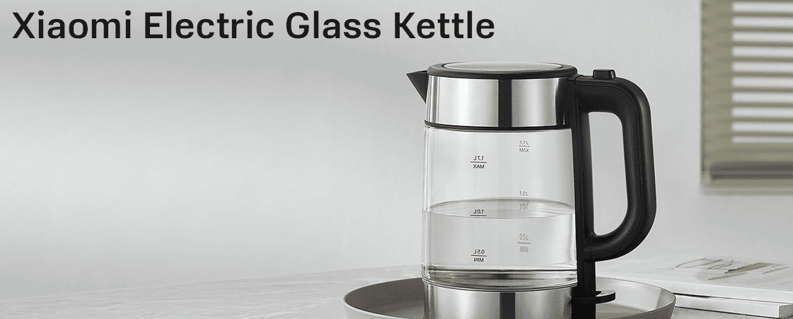 کتری برقی شیائومی (Xiaomi Glass Kettle MJDSH05FD (OPEN BOX (جعبه باز) — تصویر ۳