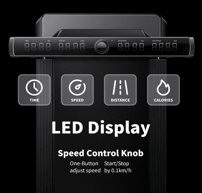 تردمیل شیائومی کینگ اسمیت واکینگ پد Xiaomi TRMX16F (MX16)Kingsmith WalkingPad Double Fold & Stow Treadmill — تصویر ۴