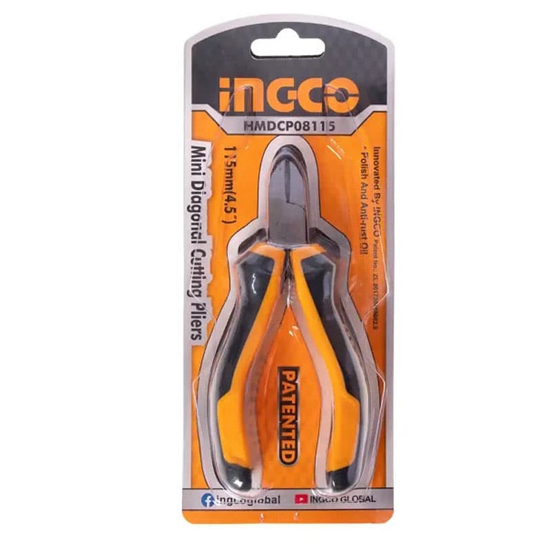 انبر سیم چین مینیاتوری 4.5 اینچ اینکو مدل HMDCP08115 — تصویر ۸