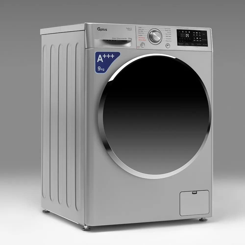 ماشین لباسشویی 9 کیلویی جی پلاس سری آیریس (Iris) مدل GWM-R909W.KTN — تصویر ۸